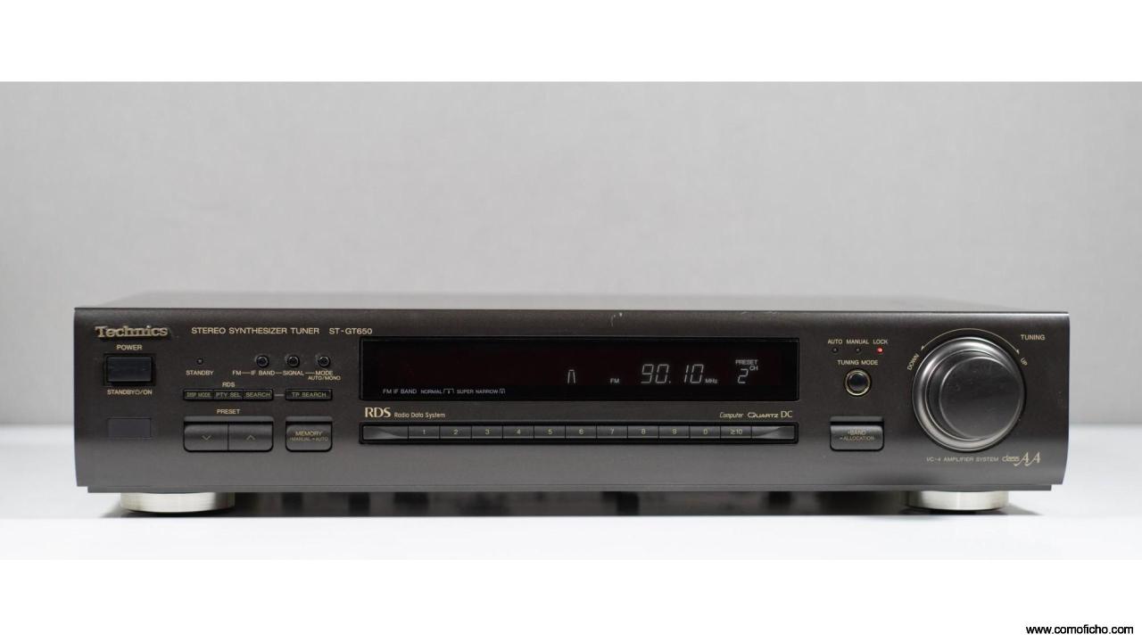 Technics ST-GT650 Sintonizador