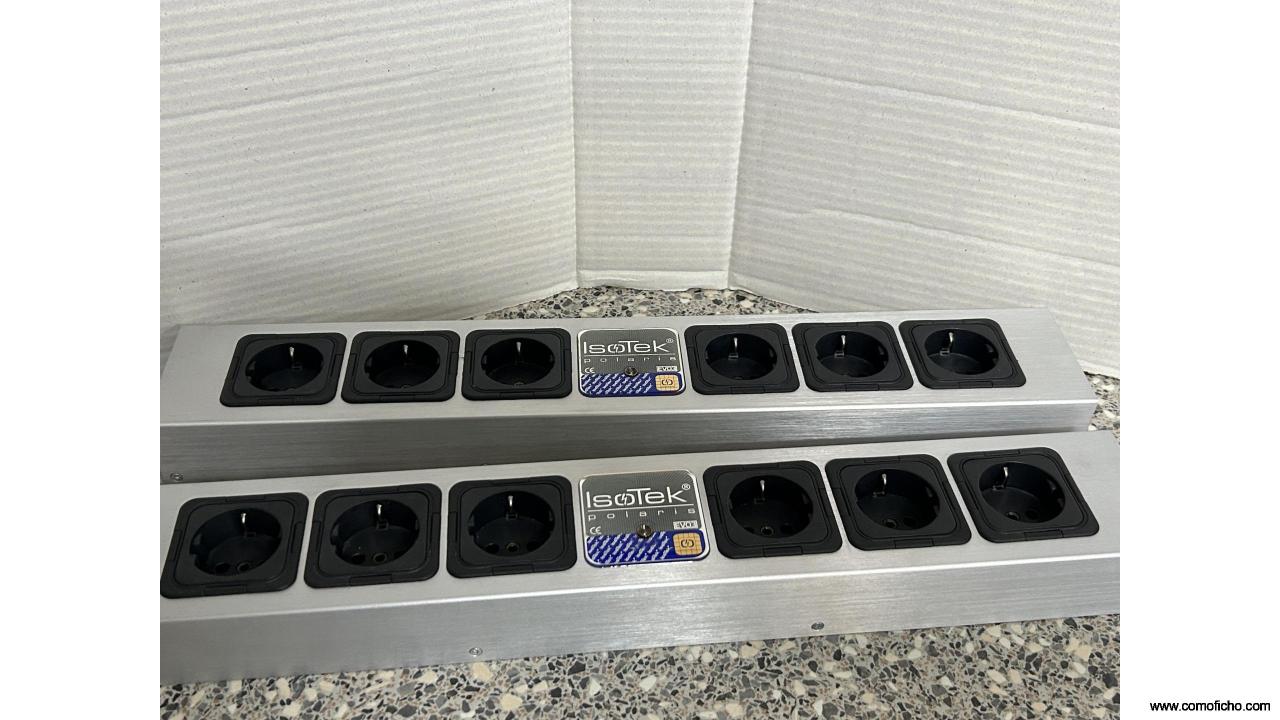 Regleta ISOTEK Polaris EVO3 de seis Schukos