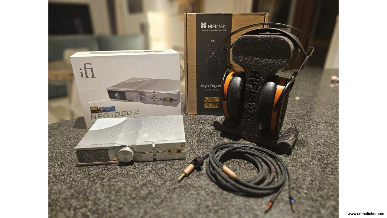Hifiman Arya Organic + iFi NEO iDSD 2