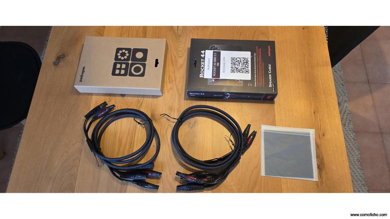 Cables altavoz Audioquest Rocket 44. Bi-Wire. 2m (par)