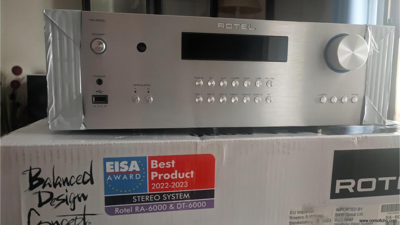 Rotel RA-6000S   Edicion Especial 60 aniversario