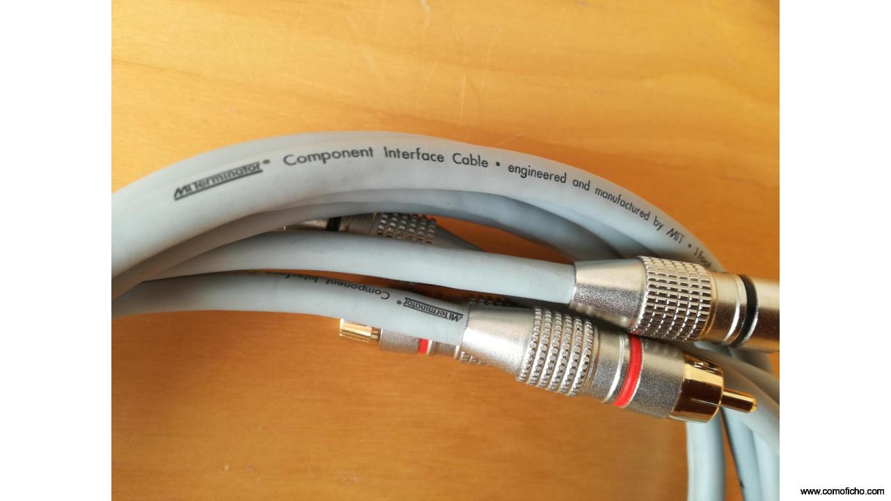 Cables RCA MIT TERMINATOR 3(sin las cajitas ). 1,5 metros.