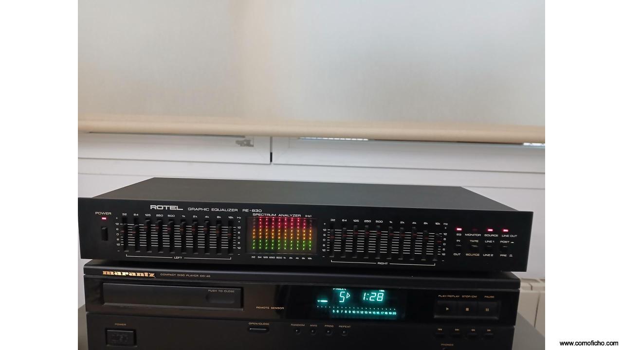 Ecualizador Rotel re830