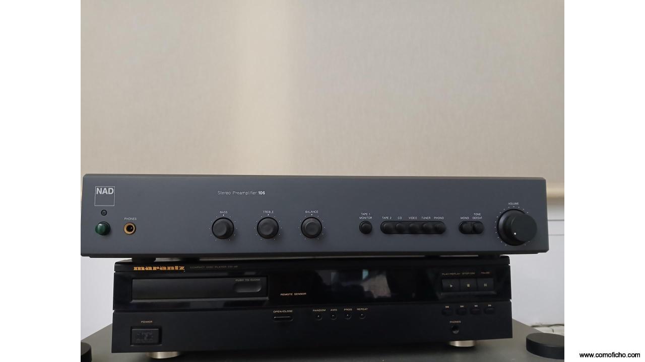 Preamplificador Nad 106