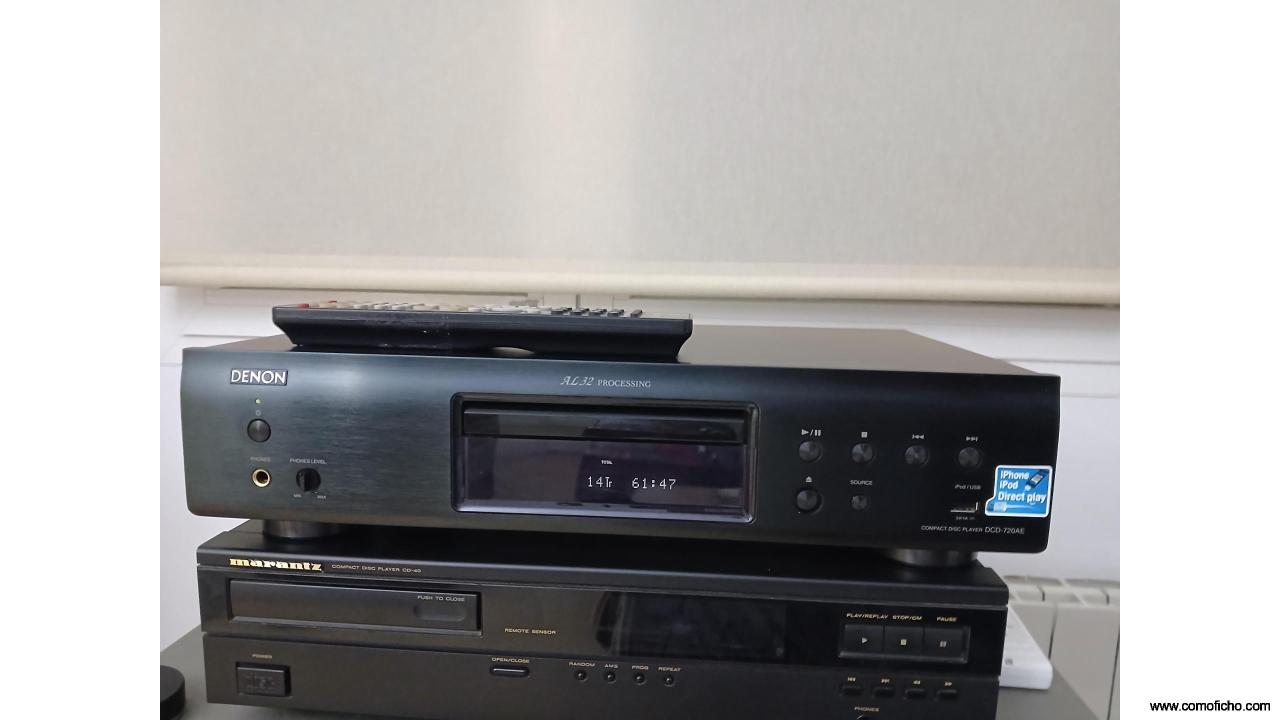 Reproductor cds Denon dcd720ae