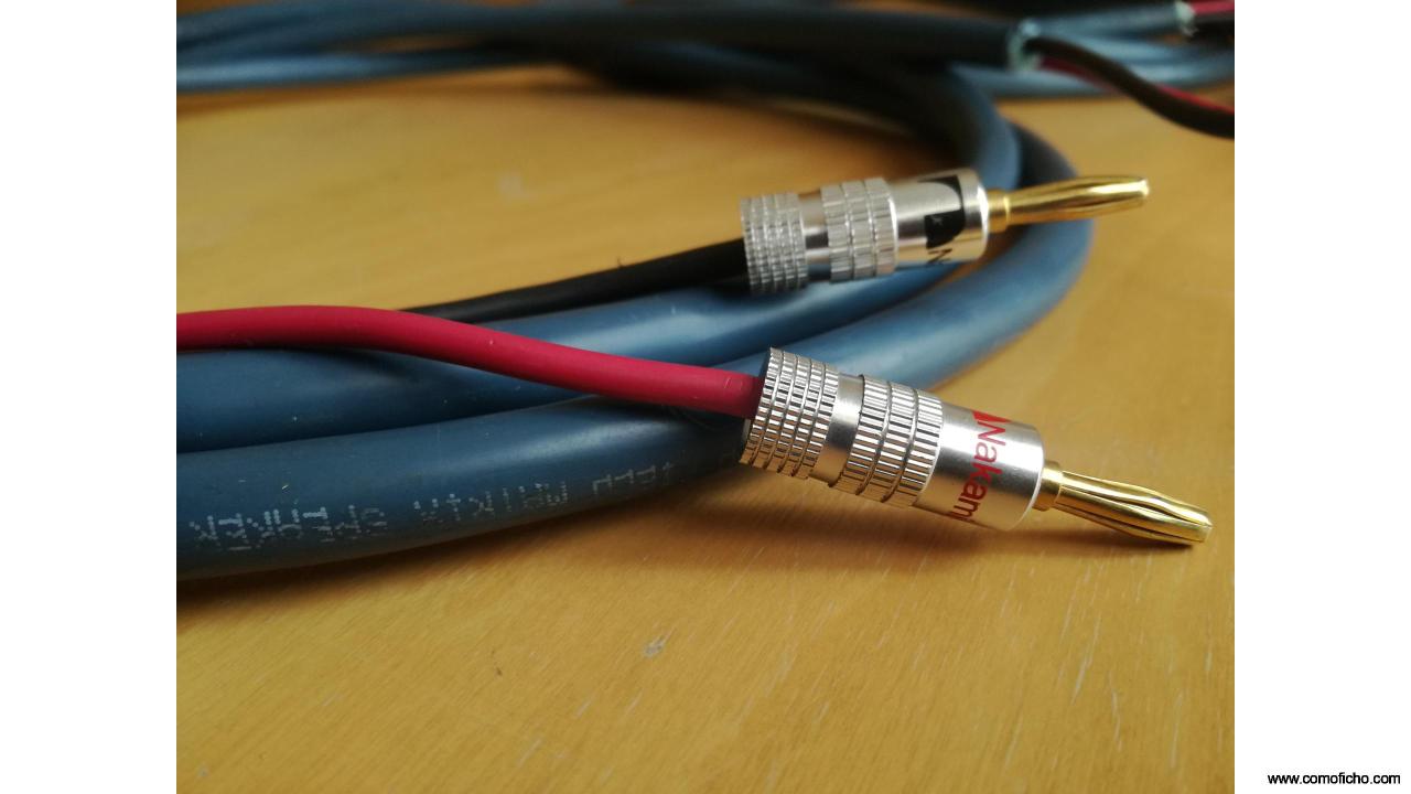 Cables de altavoz JPS Super Blue 2. 2,70m.