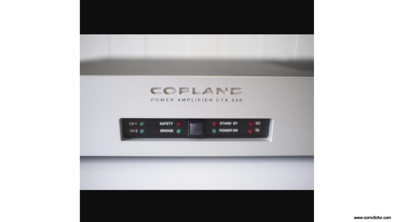 Etapas de potencia copland cta 520