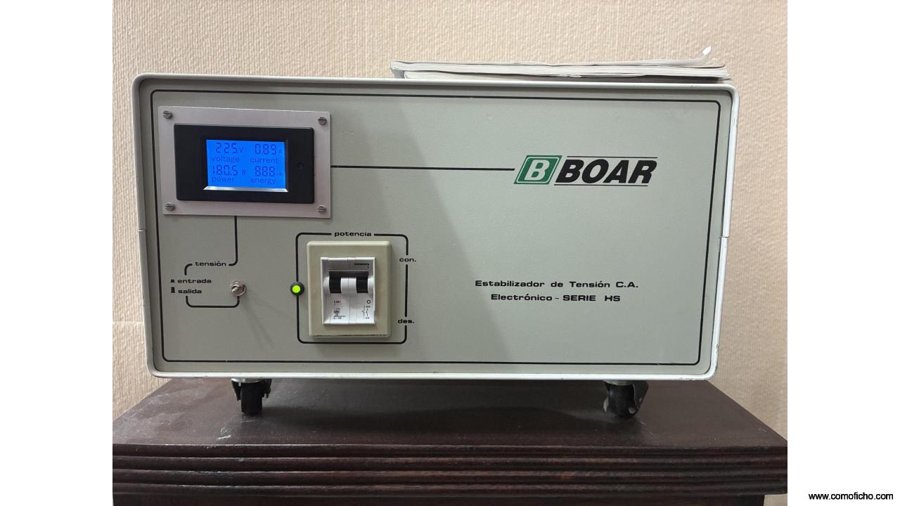 Estabilizador Tensión BBOAR Mod. 2000-HST
