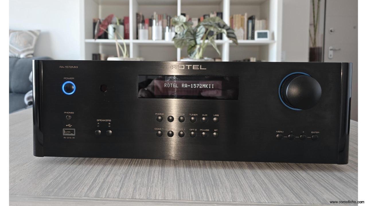 ROTEL RA 1572 MKII, amplificador integrado.