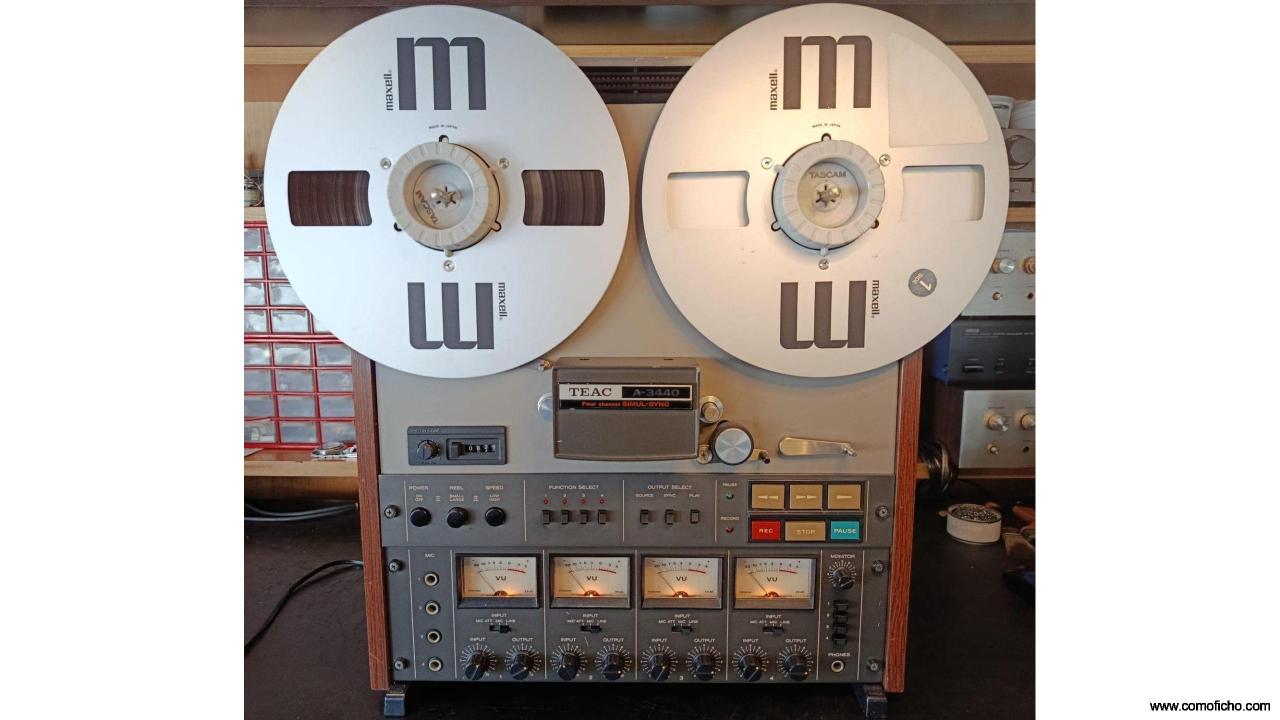 Magnetófono TEAC A-3440 4 pistas