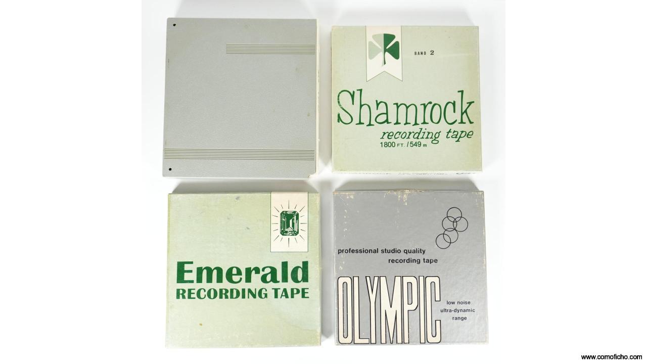 LOTE DE 4 CINTAS MAGNETOFONICAS