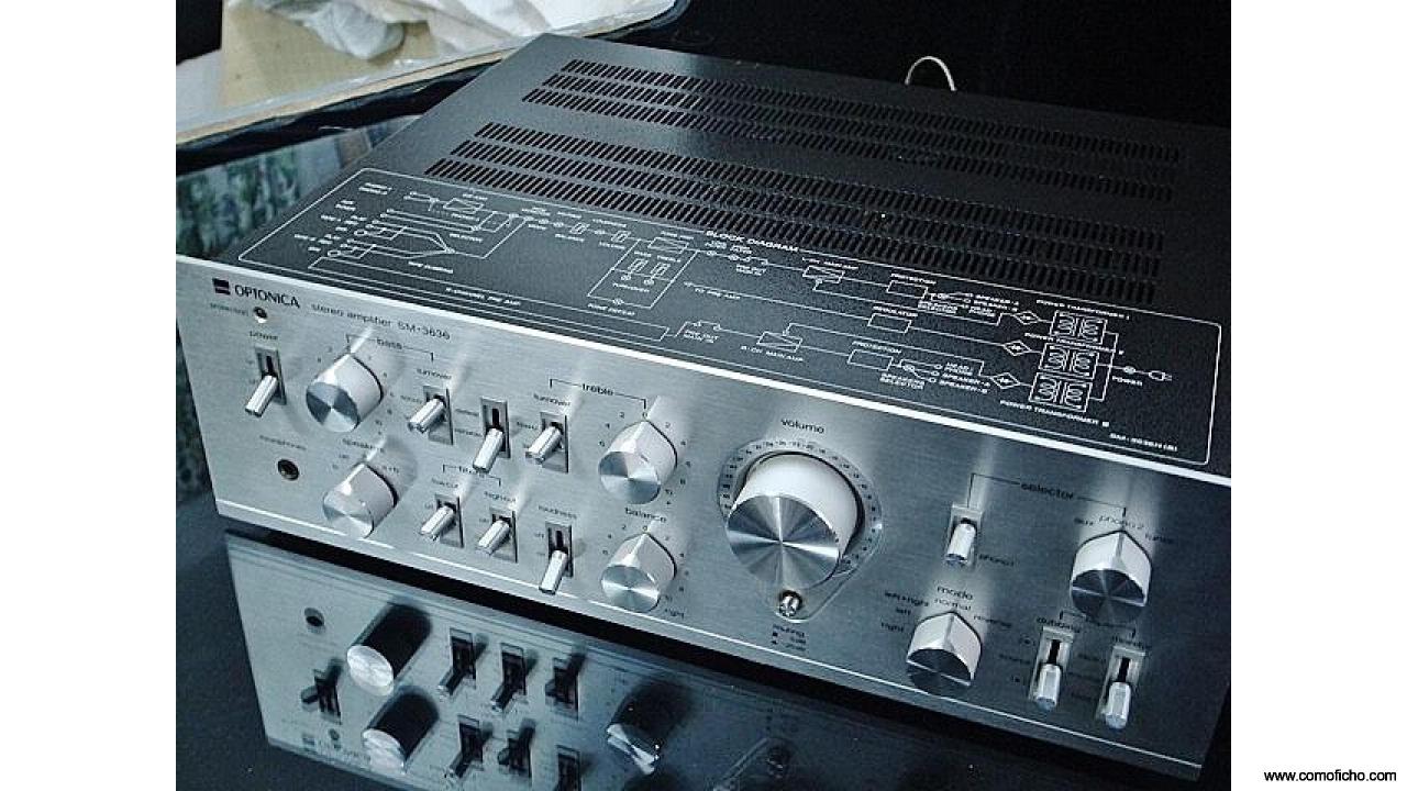 amplificador vintage Sharp sm-3636