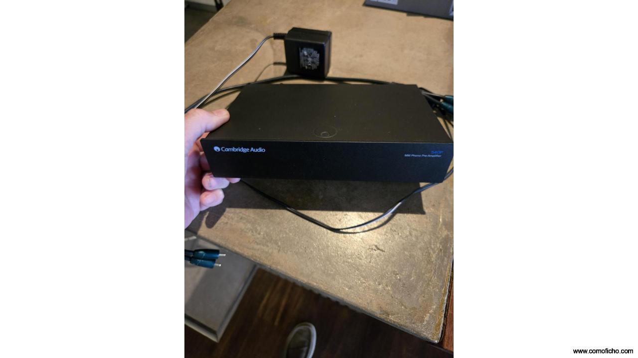 Ortofon red 2m y previo de phono cambridge audio