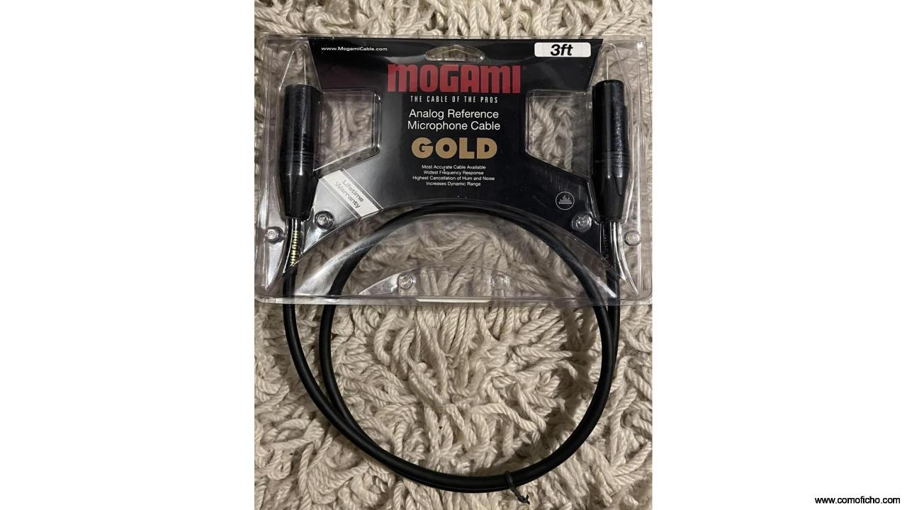2 cables Mogami Gold Studio oficiales 2x1m
