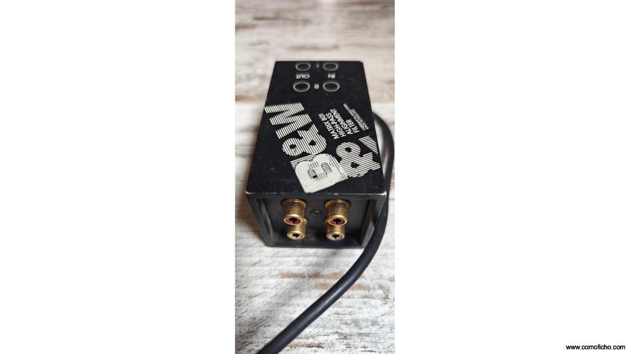 B&W Matrix 801 high pass alignment filter