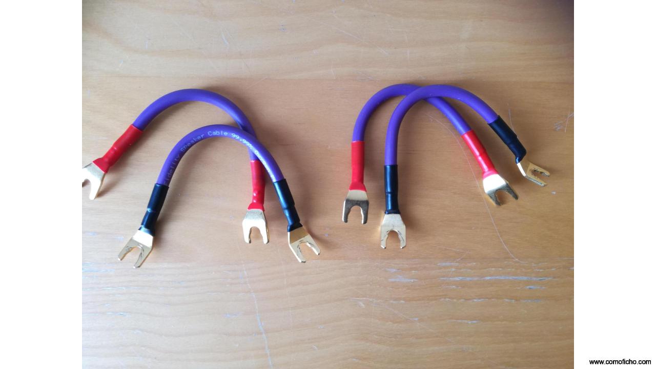 Set de puentes jumpers para altavoces Melodika