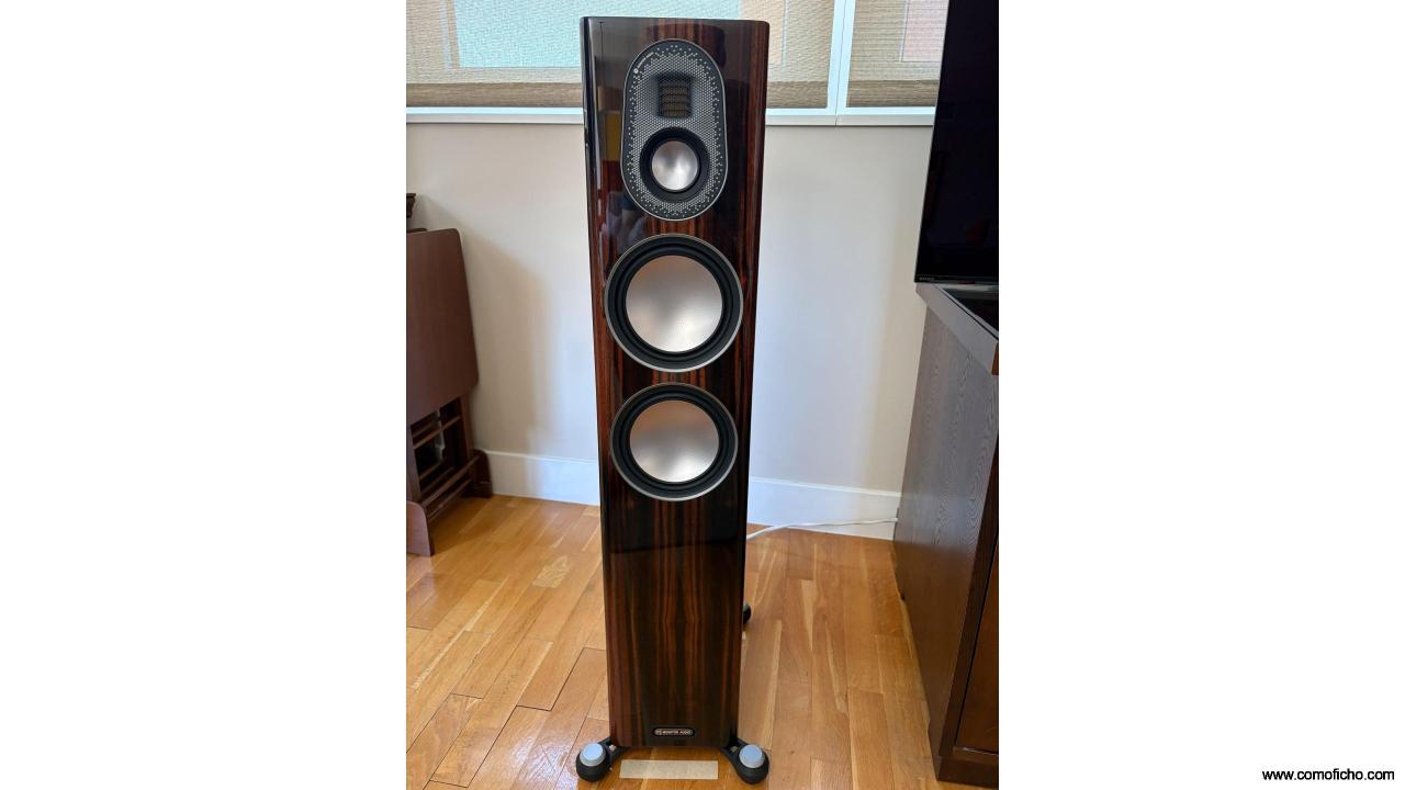 Monitor Audio Gold 200 5G Piano Ebony — Comprados 10/2024, garantía hasta 2029