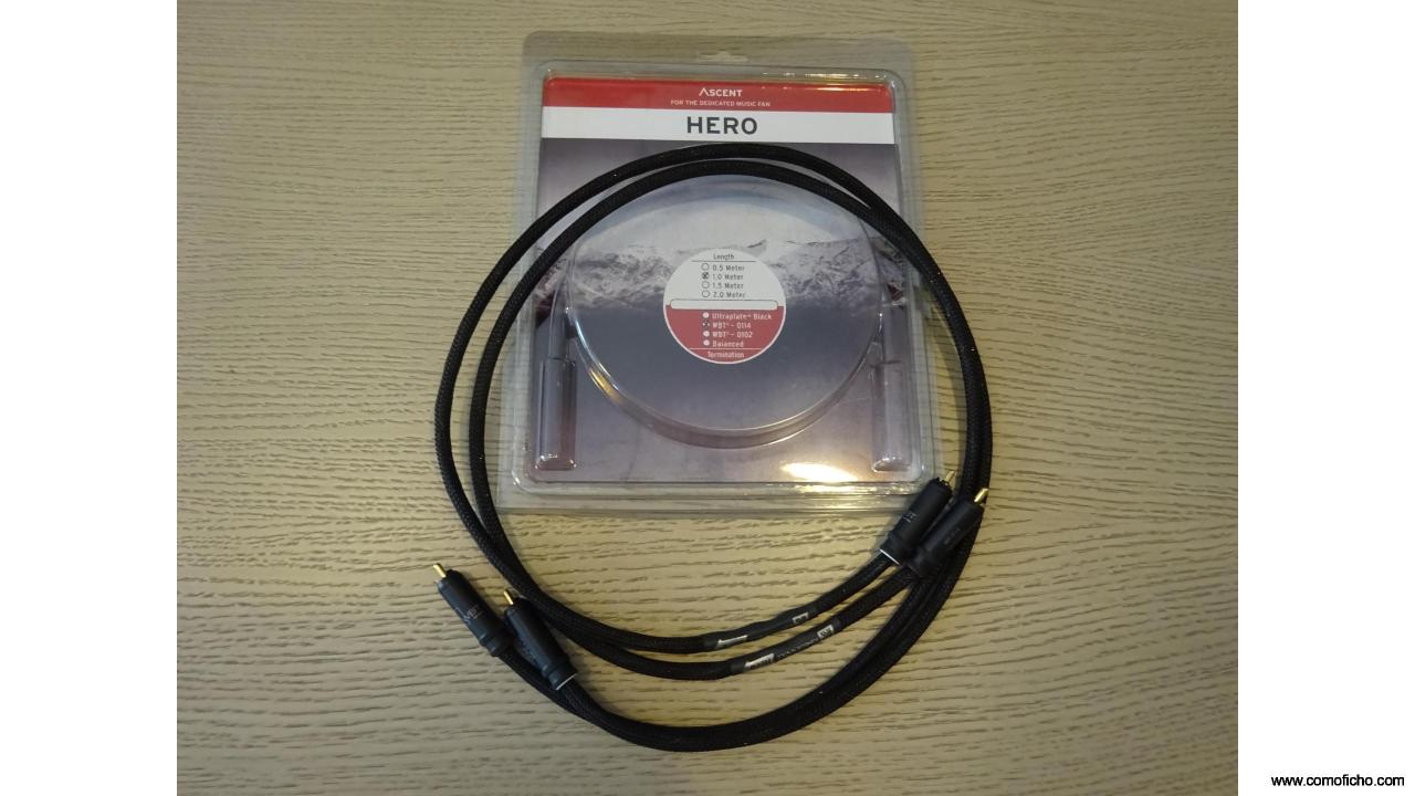 CABLE DE INTERCONEXIÓN KIMBER HERO, 1 METRO.