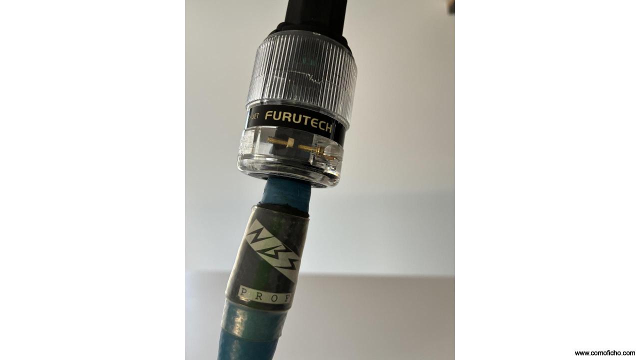 NBS prof + Furutech de oro (cable de corriente)