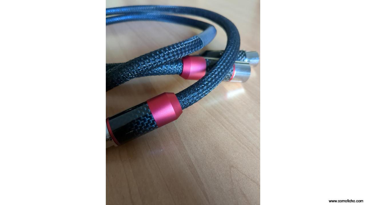 Cable XLR Audiophonics OBSIDIAN · Plata Pura UP-OCC · 0.75m