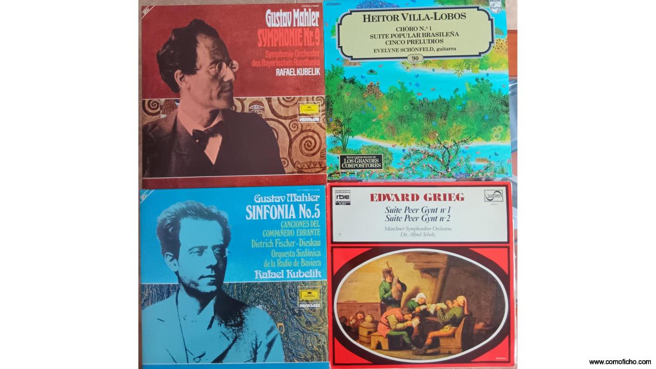 Lote 22 vinilos musica clasica