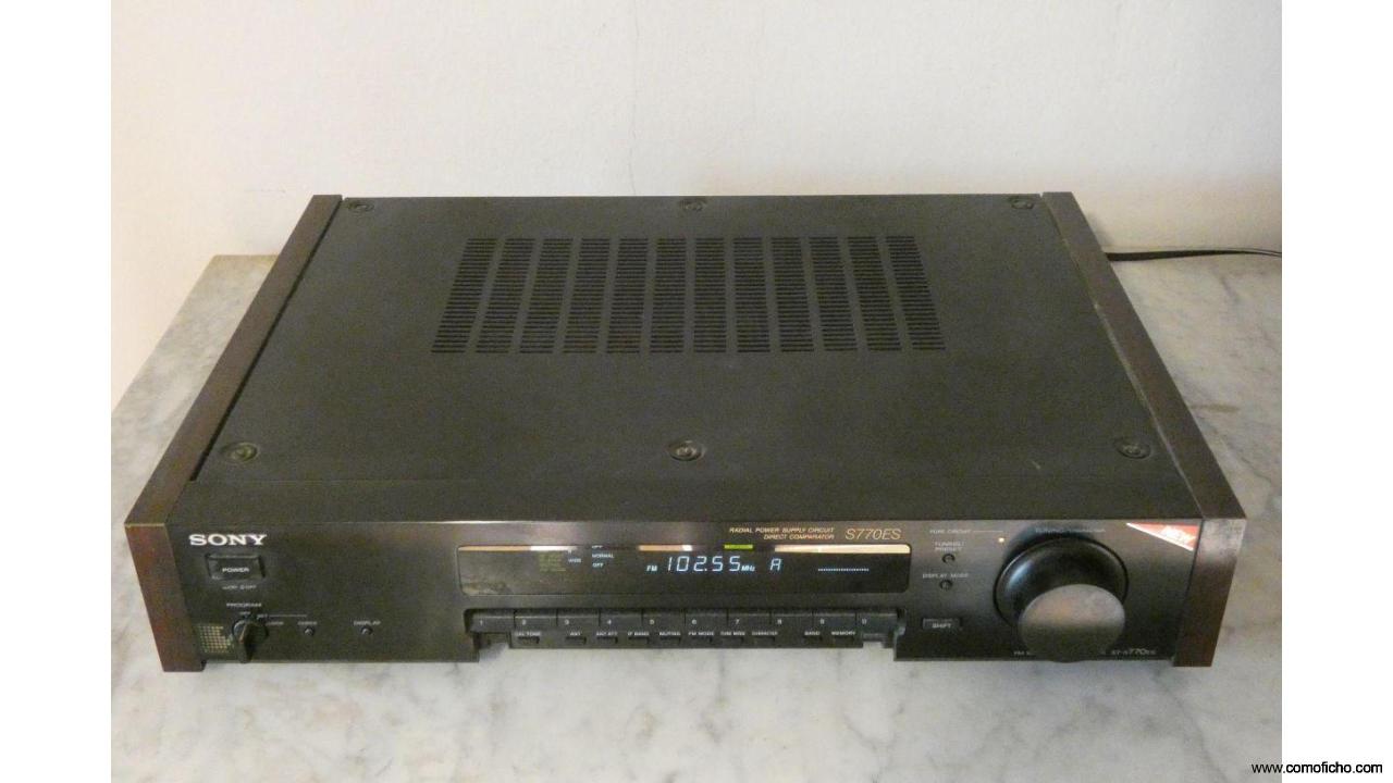 Sony ST-S770ES sintonizador High-End Serie ES