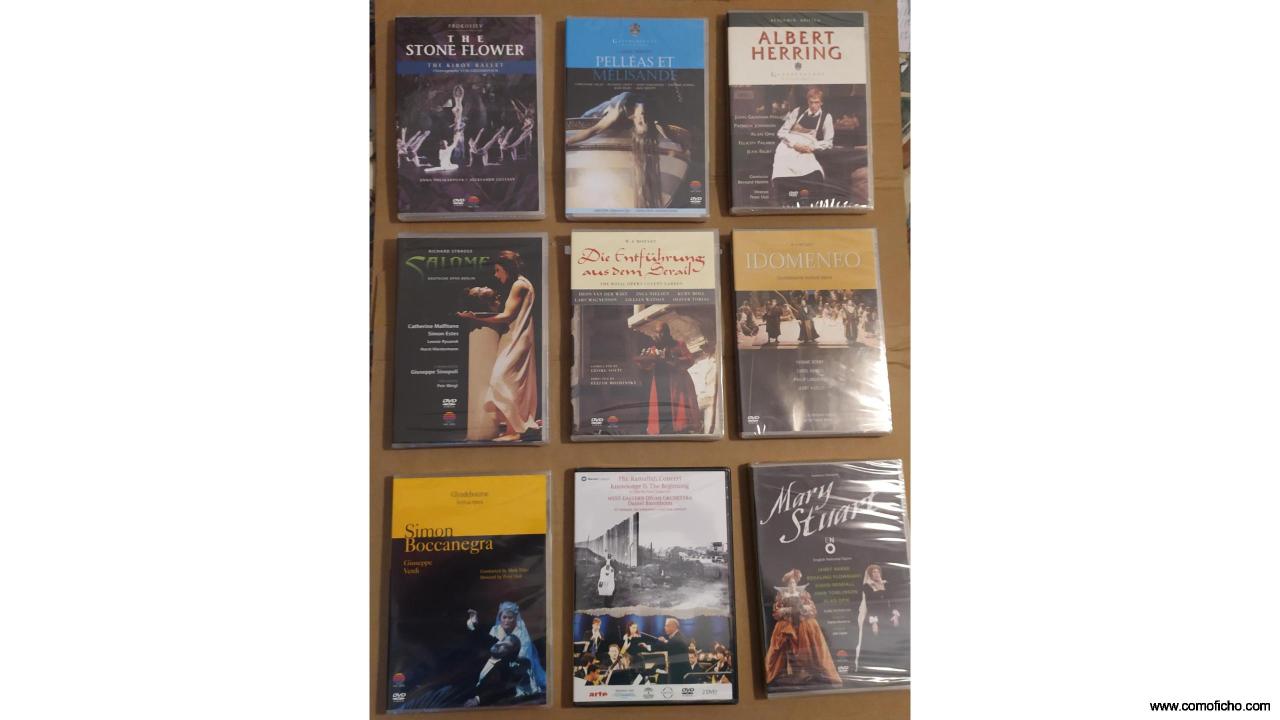 9 DVD OPERA, BALLET, ETC.