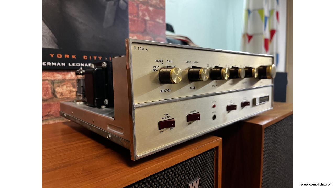 THE FISHER X-100A
