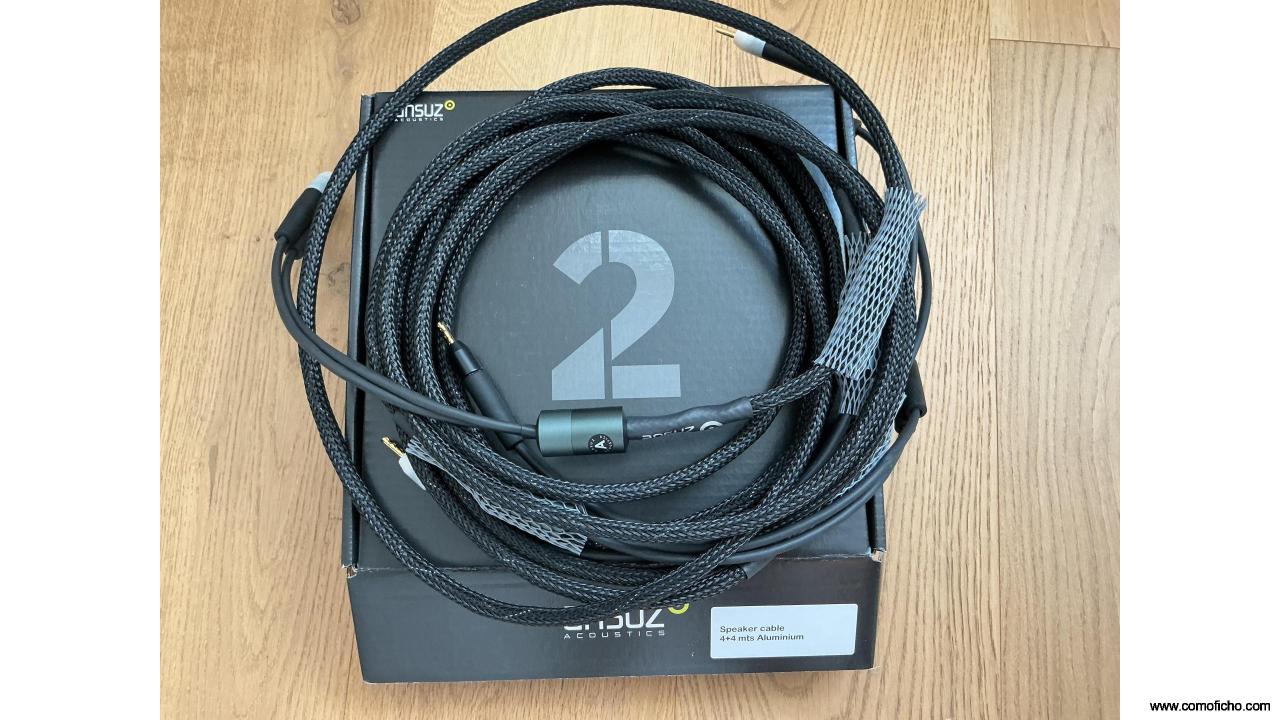 Cable Altavoces Ansuz Aluminium 4 mts