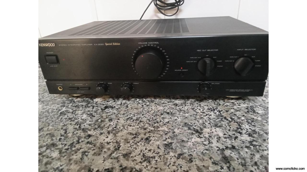 AMPLIFICADOR KENWOOD 3020 SPECIAL EDITION