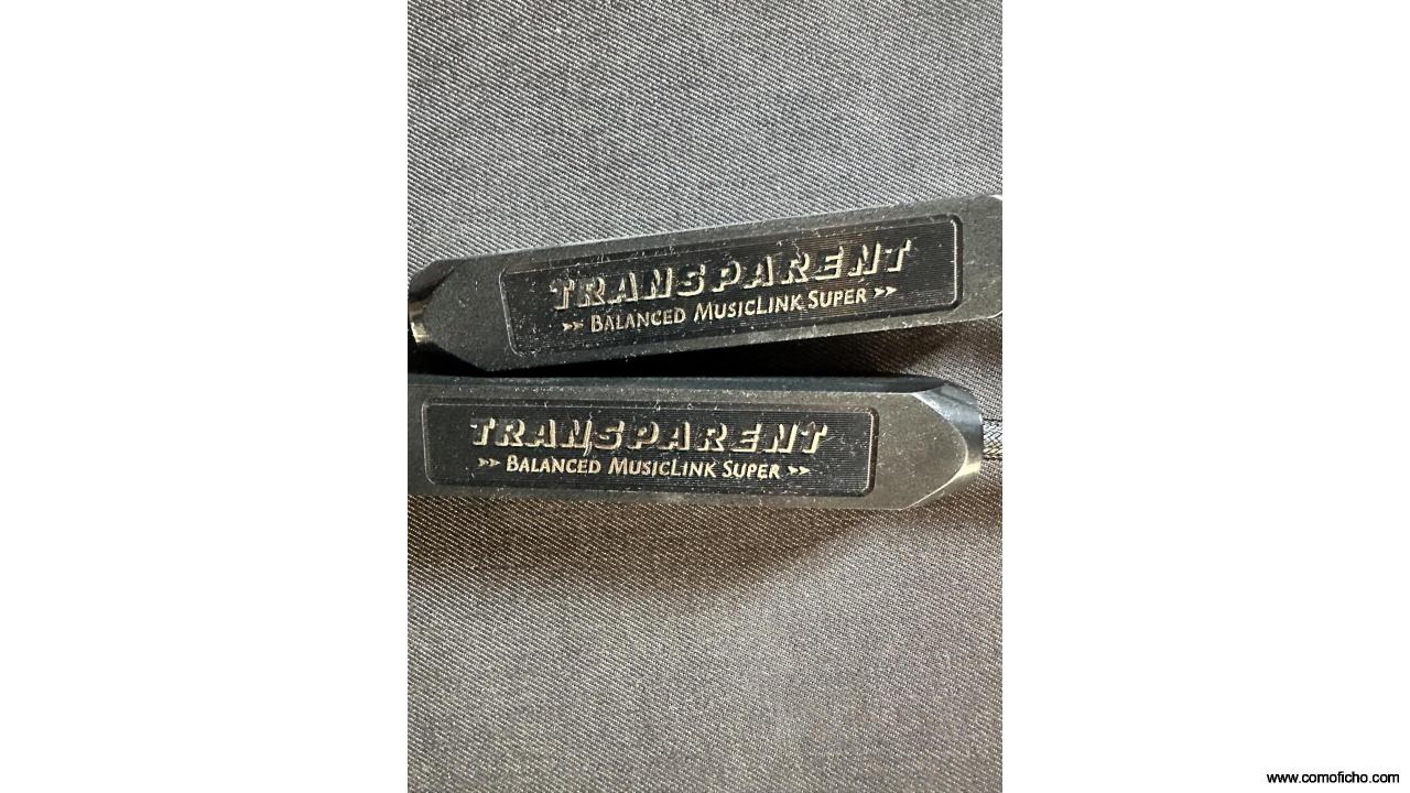 CABLES TRANSPARENT AUDIO SUPER XLR