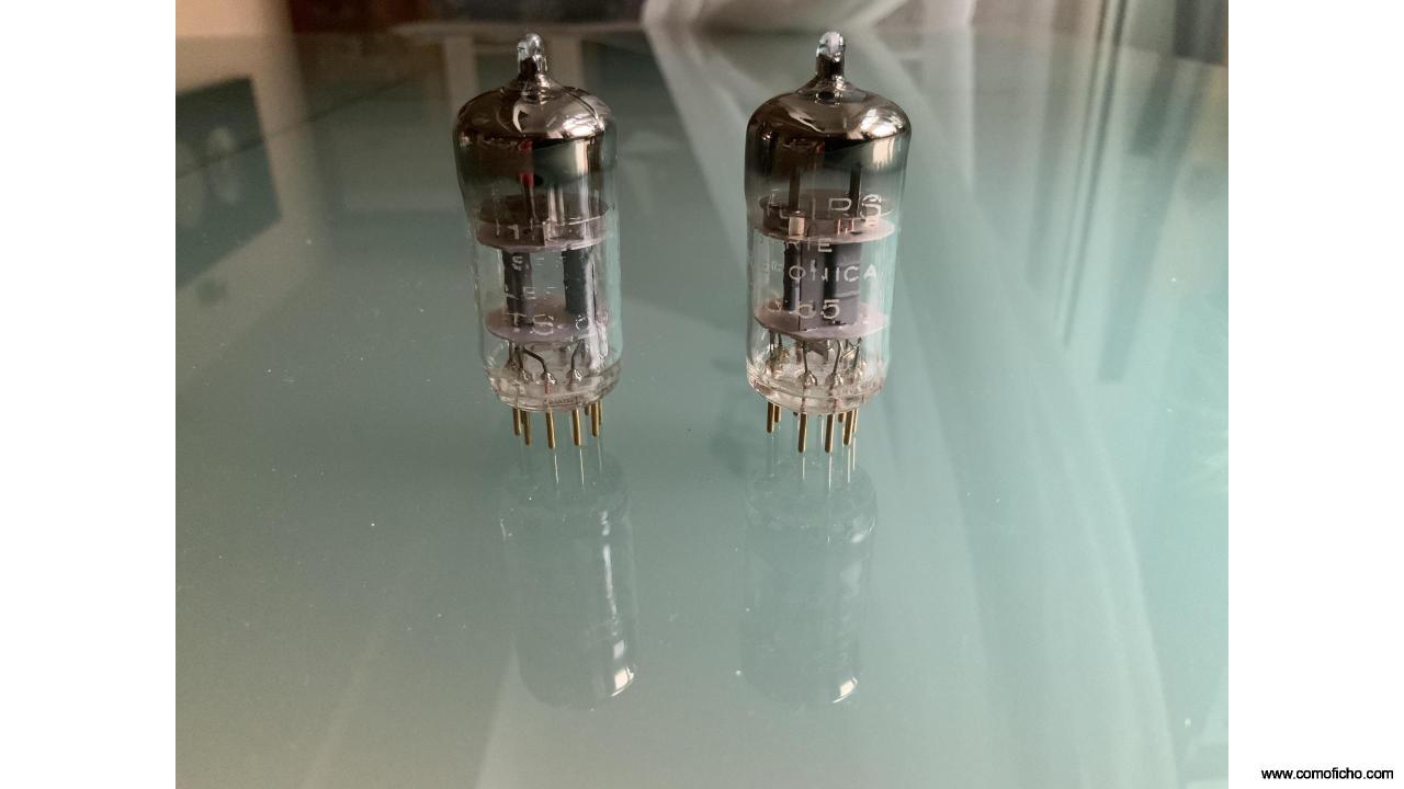 Válvulas 12AT7 Philips TS65 (grado industrial)