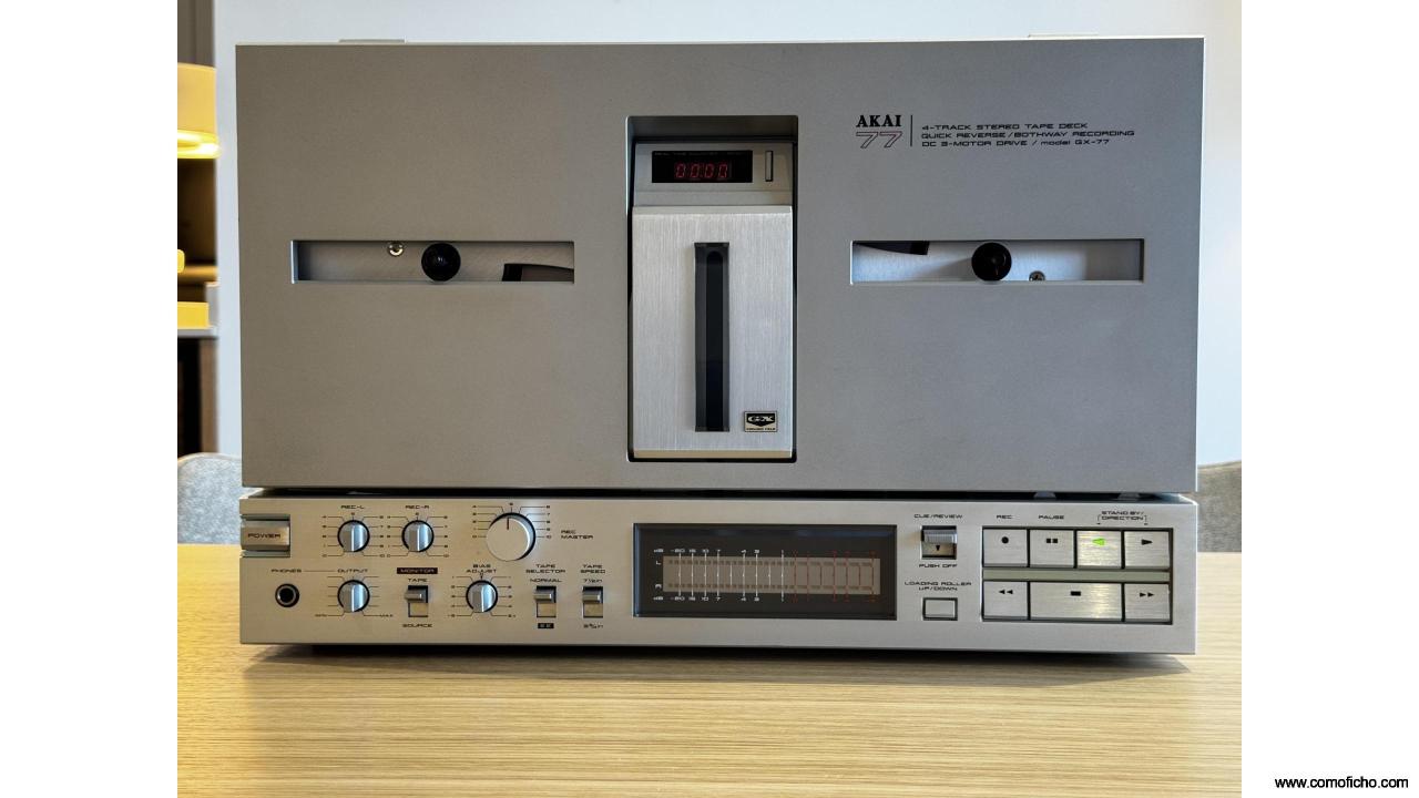 MAGNETÓFONO AKAI GX-77
