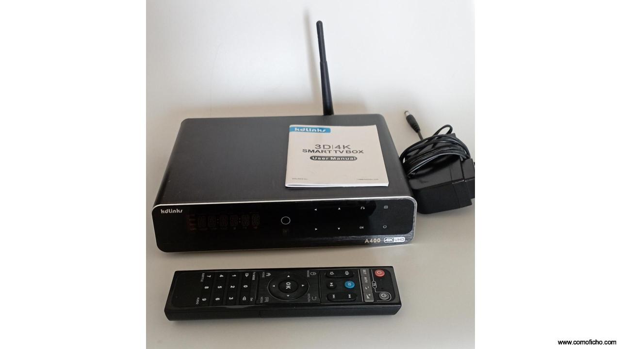 Reproductor KdLinks A400 3D 4K Smart TV Box