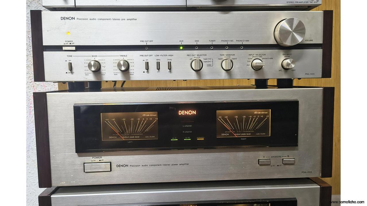 DENON PRA-1000 Previo y POA-1500 Etapa