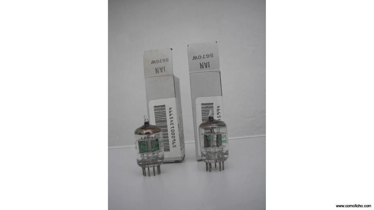 2x VÁLVULAS GE 5670W NOS