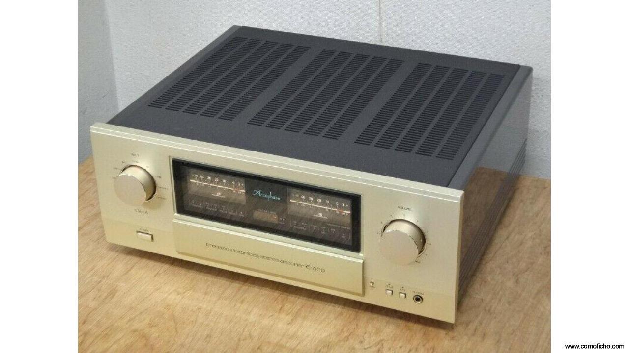 Amplificador estéreo integrado de precisión Accuphase E-600 de 2013